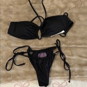Victoria's Secret Elegant Black Swimwear